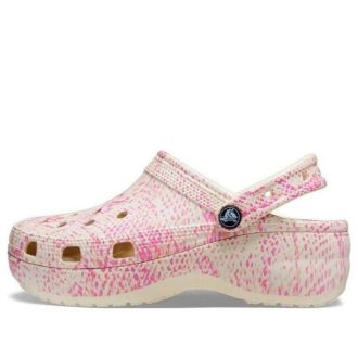 Crocs (WMNS) Klassieke platformklompen met slangenprint “Roze” 207328-2Y3