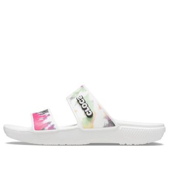 Crocs (WMNS) Klassieke Tie-dye grafische sandaal “Zwart Groen” 207283-94S