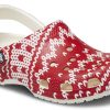 Crocs (WMNS) Klassieke vakantietrui met grafische print “Rood Wit” 209237-90H