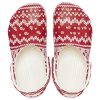 Crocs (WMNS) Klassieke vakantietrui met grafische print “Rood Wit” 209237-90H