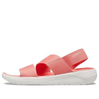 Crocs (WMNS) LiteRide Minimalistic Casual Sports Oranje Sandalen 206081-6SL