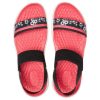Crocs (WMNS) LiteRide Pattern Outdoor Open Toe Zwart Rood Sandalen “Zwart Rood” 205868-066