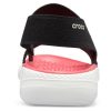 Crocs (WMNS) LiteRide Pattern Outdoor Open Toe Zwart Rood Sandalen “Zwart Rood” 205868-066