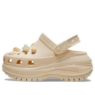 Crocs (WMNS) Mega Crush Shell en Pearls Clogs “Beige” 209287