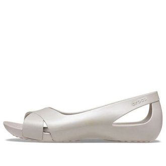 Crocs (WMNS) Minimalistische Casual Flat White Sandalen 206106-018