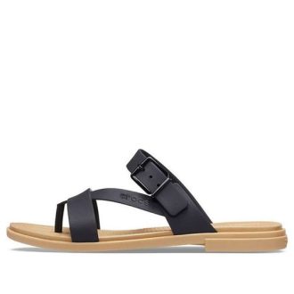 Crocs (WMNS) Minimalistische, comfortabele sportpantoffels, zwartbruin 206108-00W