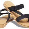 Crocs (WMNS) Minimalistische, comfortabele sportpantoffels, zwartbruin 206108-00W