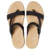Crocs (WMNS) Minimalistische, comfortabele sportpantoffels, zwartbruin 206108-00W