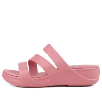 Crocs (WMNS) Monterey Strappy Wedge “Roze” 206304-682