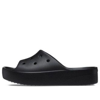 Crocs (WMNS) Platform Slide Crocs “Zwart” 208180-001