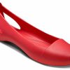 Crocs (WMNS) Platte Rode Sandalen 202811-8C1