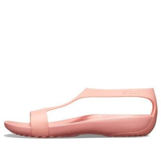 Crocs (WMNS) platte roze sandalen 205469-6JC