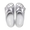 Crocs (WMNS) Siren Metallic Bow Clogs “Zilver” 210050-0P1
