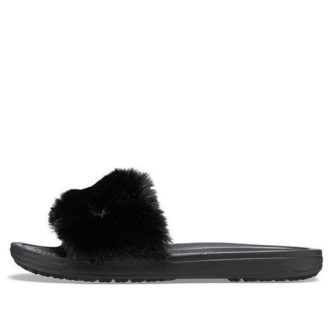 Crocs (WMNS) Sloane Luxe Slide “Zwart” 205968-060