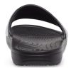 Crocs (WMNS) Sloane Shine Low Slide Flat Casual Zwart Zilver Slippers “Zwart Zilver” 206921-001