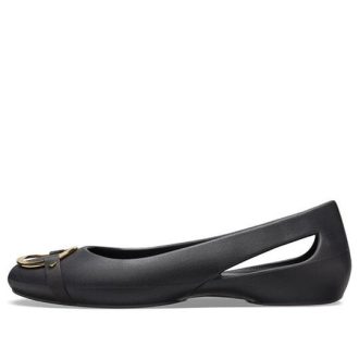 Crocs (WMNS) Sloane Versierde Flats “Black Gold” 206355-751
