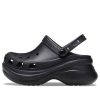 Crocs (WMNS) Small Whale Retro Crocs dikke zool zwarte sandalen 206302-001