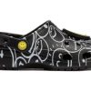 Crocs (WMNS) Smiley World Classic Clogs “Zwart Wit Geel” 873137