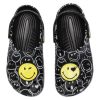 Crocs (WMNS) Smiley World Classic Clogs “Zwart Wit Geel” 873137