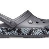 Crocs (WMNS) Snake Pattern grafietzwarte sandalen 206380-02W