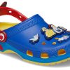 Crocs (WMNS) Sneeuwwit Klassieke Klompen “Blauw Geel Rood” 209483-769