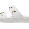 Crocs (WMNS) Soft Sole Cozy Outdoor Flat Heel Sportsloffen Wit 207387-103
