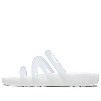 Crocs (WMNS) Splash glanzende sandaal met bandjes “Wit” 208537-100