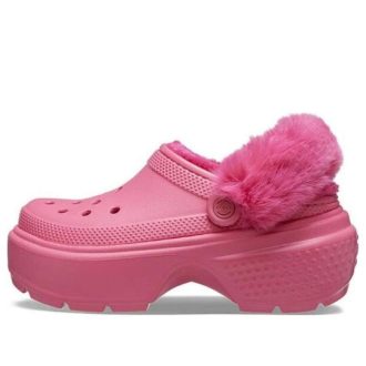 Crocs (WMNS) Stomp gevoerde klomp “Hyper Pink” 208546-6VZ