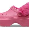 Crocs (WMNS) Stomp gevoerde klomp “Hyper Pink” 208546-6VZ