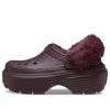 Crocs (WMNS) Stomp gevoerde klompen “Dark Cherry” 208546-6WD