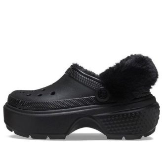 Crocs (WMNS) Stomp gevoerde klompen “Zwart” 208546-001