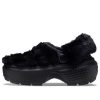 Crocs (WMNS) Stomp gewatteerde klompen “Zwart” 208938-001