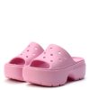 Crocs (WMNS) Stomp Slides “Roze” 209346-6WY