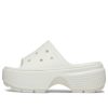 Crocs (WMNS) Stomp Slides “Wit” 209346-0WV