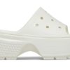 Crocs (WMNS) Stomp Slides “Wit” 209346-0WV