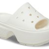 Crocs (WMNS) Stomp Slides “Wit” 209346-0WV