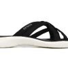 Crocs (WMNS) strand- en zwembadglijbanen, slippers “Zwart Wit” 205479-066