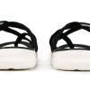 Crocs (WMNS) strand- en zwembadglijbanen, slippers “Zwart Wit” 205479-066