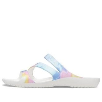 Crocs (WMNS) Swiftwater Crocs Casual Multi-Color Tie Dye Sandalen “Wit” 206894-928