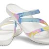 Crocs (WMNS) Swiftwater Crocs Casual Multi-Color Tie Dye Sandalen “Wit” 206894-928