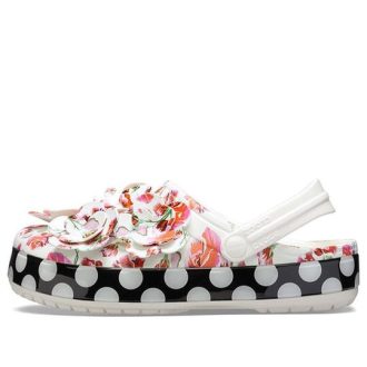 Crocs (WMNS) Timeless Clash Roses Floral Dots Clog “Wit Rood Zwart” 205372-97D