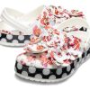 Crocs (WMNS) Timeless Clash Roses Floral Dots Clog “Wit Rood Zwart” 205372-97D