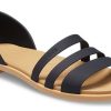 Crocs (WMNS) Tulum platte sandalen “Zwart” 206109-00W