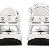 Crocs x MCM Mega Crush Clogs “Wit Zilver” MEXDAMM08WT