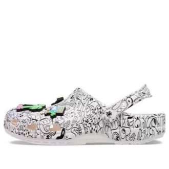 Crocs x Steven Harrington Classic Clogs “Quickstrike – Wit Zwart” 208145-103