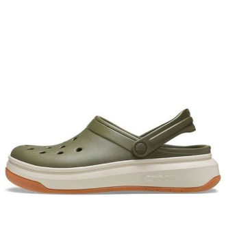 Crocsband Full Force Dikke Zool Sandalen Groen Unisex 206122-34E