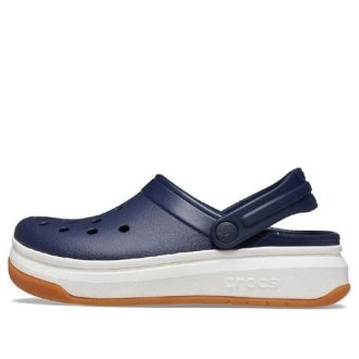 Crocsband Full Force Dikke Zool Sandalen Unisex Blauw Wit 206122-462