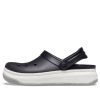 Crocsband Full Force Dikke Zool Sandalen Zwart Wit Unisex 206122-066