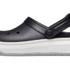 Crocsband Full Force Dikke Zool Sandalen Zwart Wit Unisex 206122-066