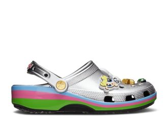 De Powerpuff Girls x Classic Clog “Metallic Silver”